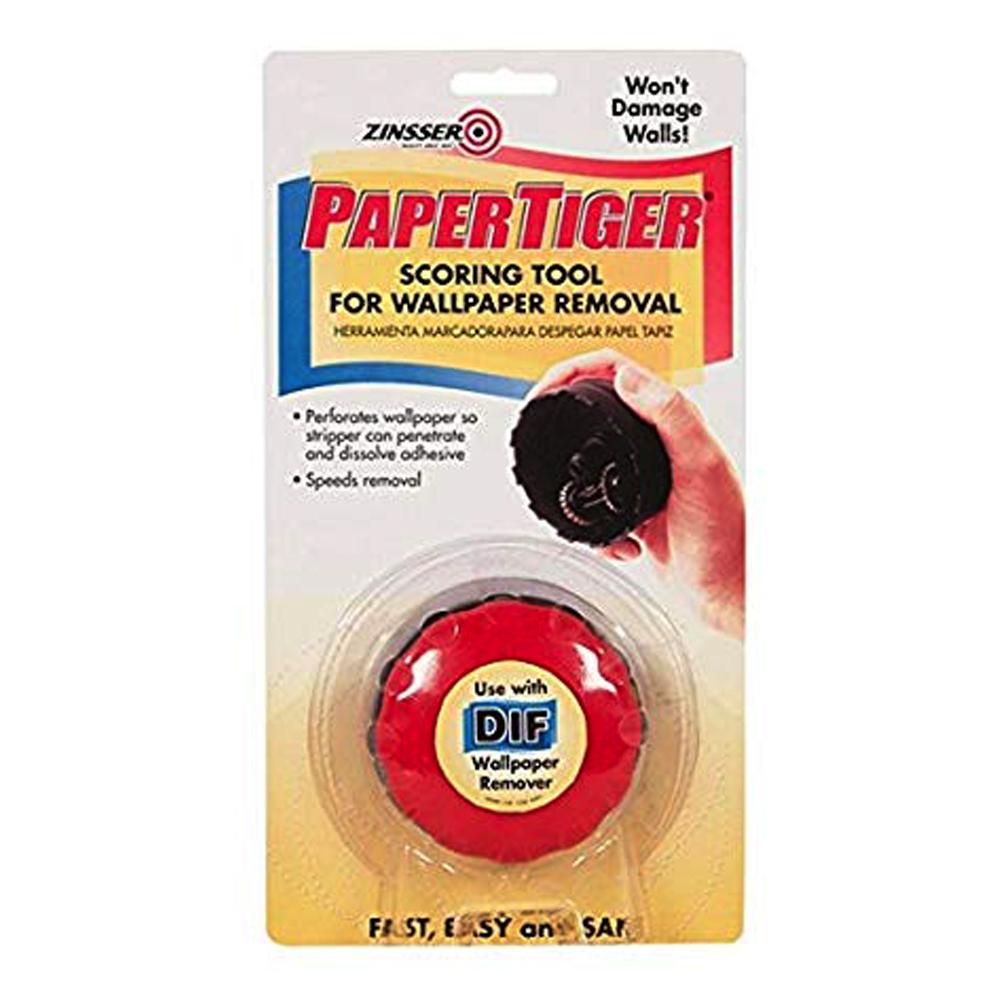 Zinsser Paper Tiger scoring tool for wallpaper removal, available at Southwestern Paint in Houston, TX.
