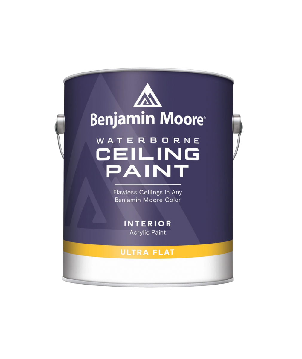 Benjamin Moore Waterborne Ceiling Paint in a Quart finish at Southwestern Paint Houston, TX.