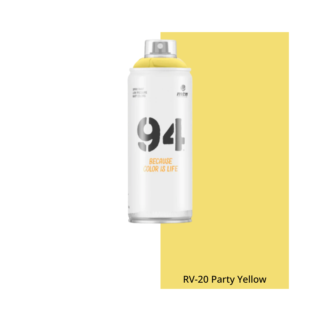 Party Yellow MTN 94 Aerosol Can