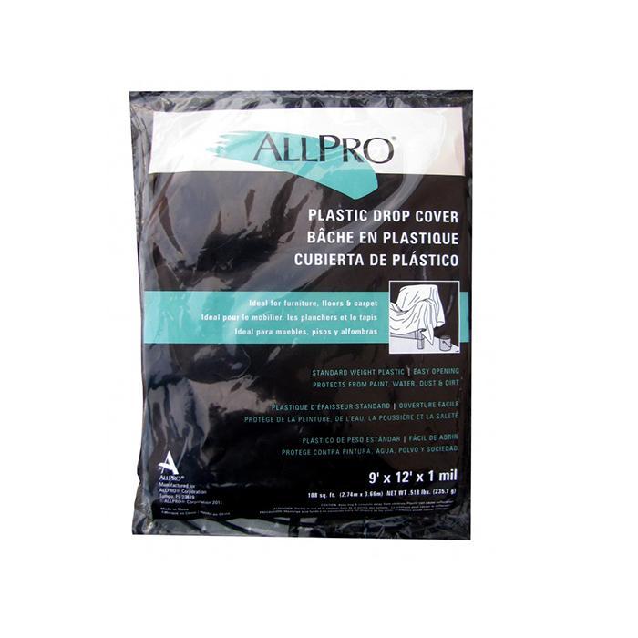 Allpro trimaco plastic drop cloth, available at Southwestern Paint in Houston, TX.