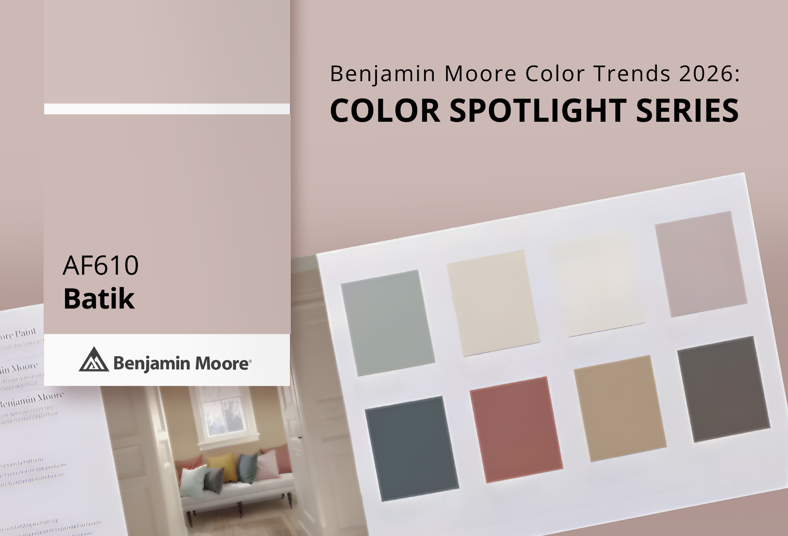 Batik AF‑610 | Benjamin Moore Color Trends 2026 | Southwestern Paint