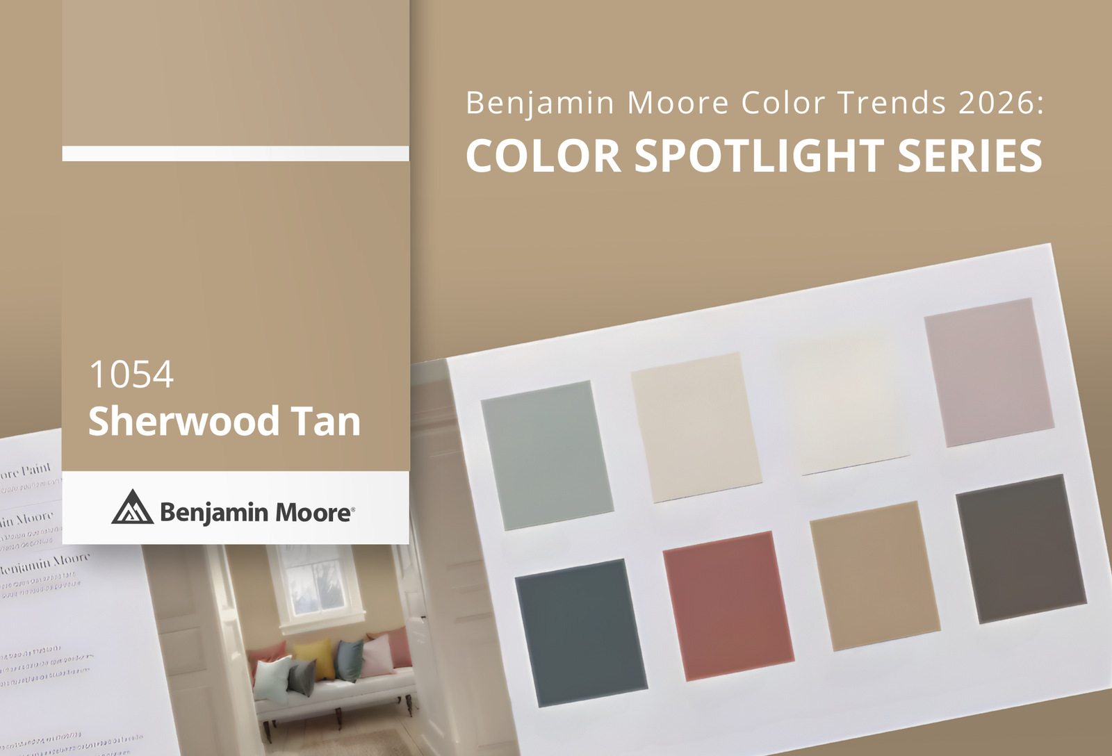 Sherwood Tan 1054: Benjamin Moore Color Trends 2026 | Southwestern Paint