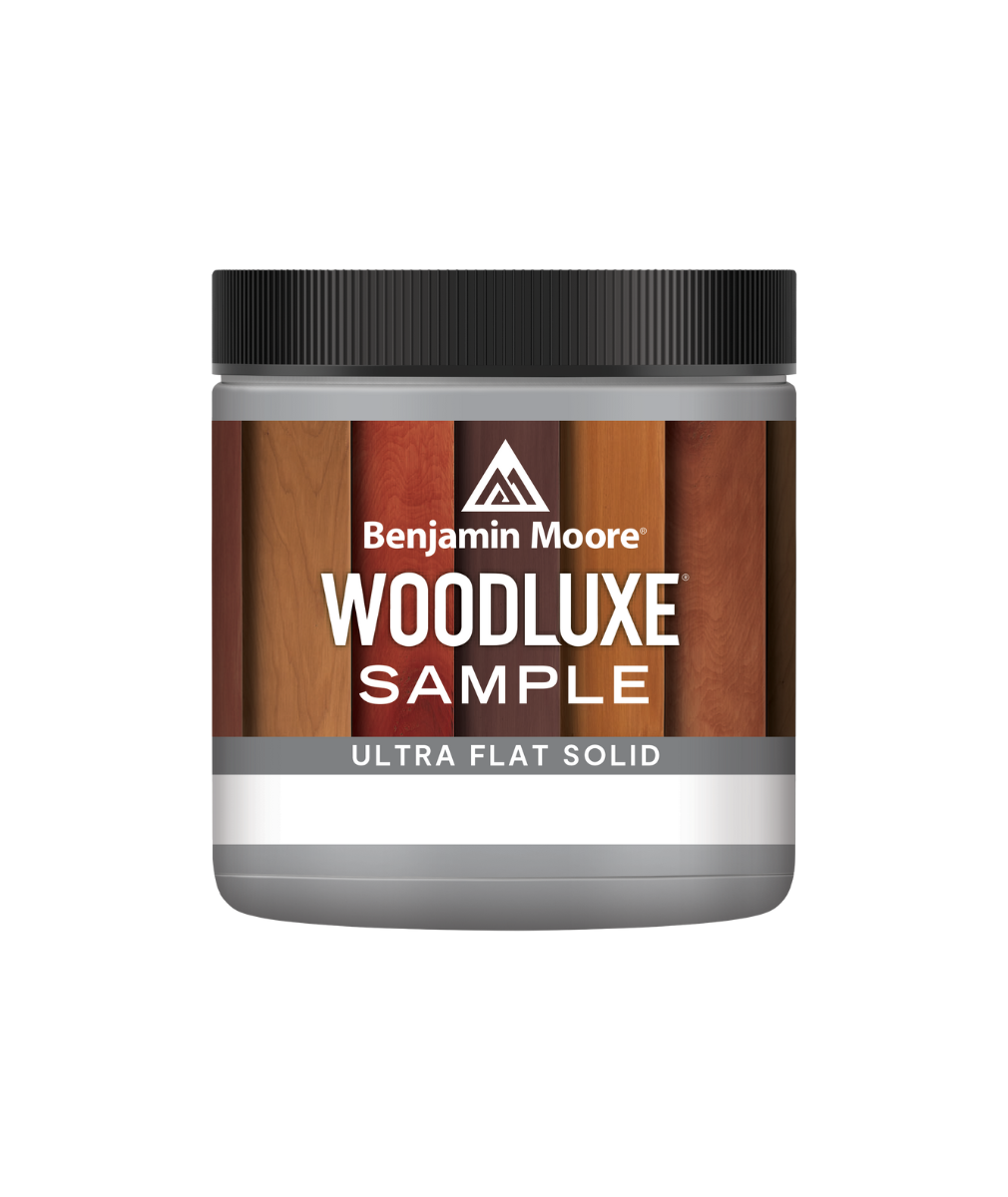 Benjamin Moore Woodluxe® Water-Based Deck + Siding Exterior Stain - Ultra Flat Solid Exterior Stain available at Southwestern Paint.