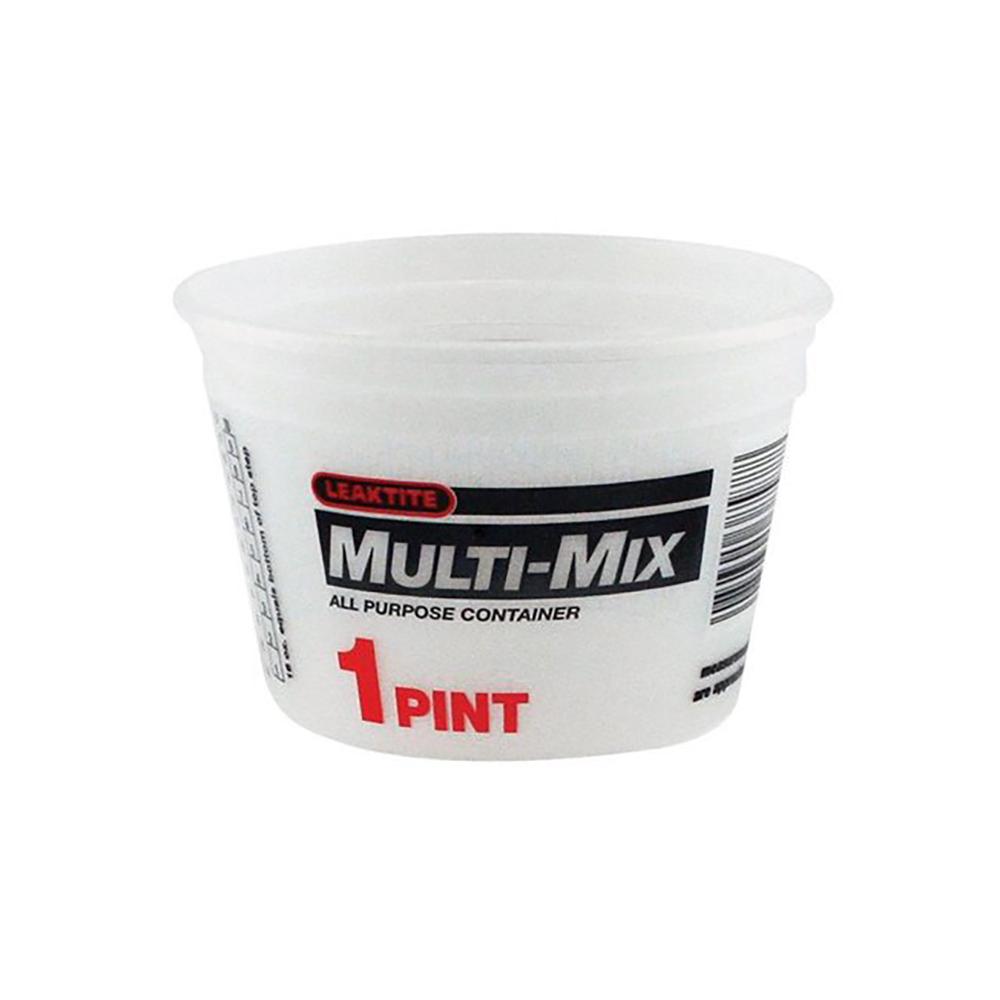1 pint Leaktite Multi Mix Container, available at Southwestern Paint in Houston, TX.