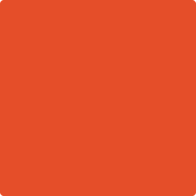 Shop Paint Color 2013-10 Outrageous Orange by Benjamin Moore at Southwestern Paint in Houston, TX.