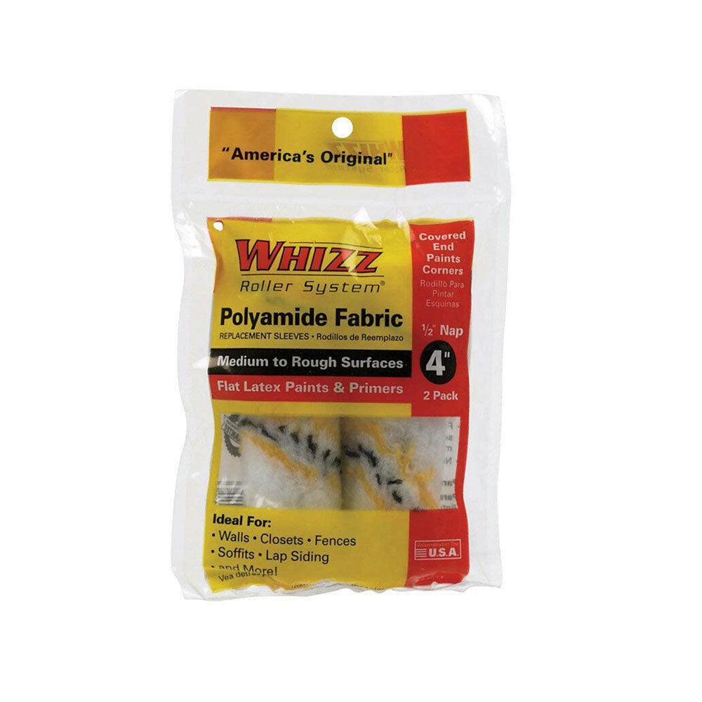 Whizz 4&quot; x 1/4&quot; mini paint roller covers, available at Southwestern Paint in Houston, TX.
