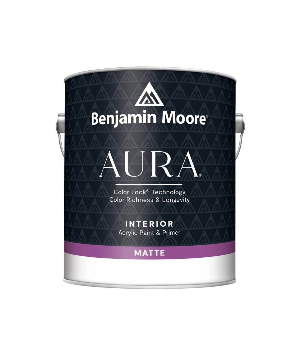 Benjamin Moore Aura® Interior Paint in a Matte finish at Southwestern Paint Houston, TX.