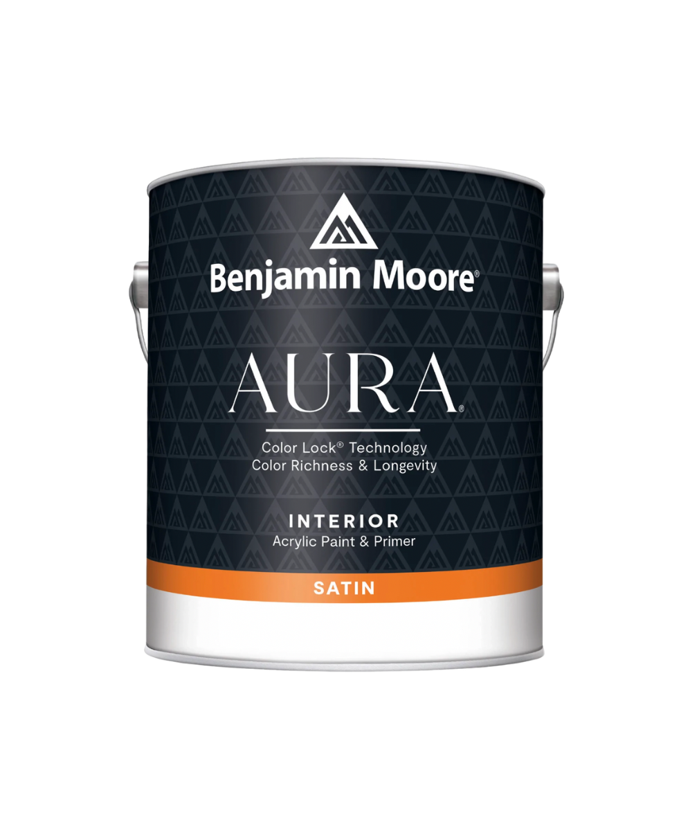 Benjamin Moore Aura® Interior Paint in a Satin finish at Southwestern Paint Houston, TX.
