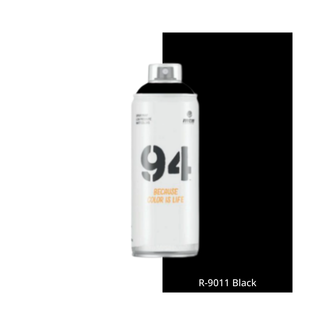 Montana BLACK Matte Spray Paints