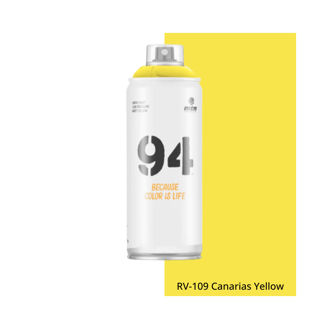 Canarias Yellow MTN 94 Aerosol Can