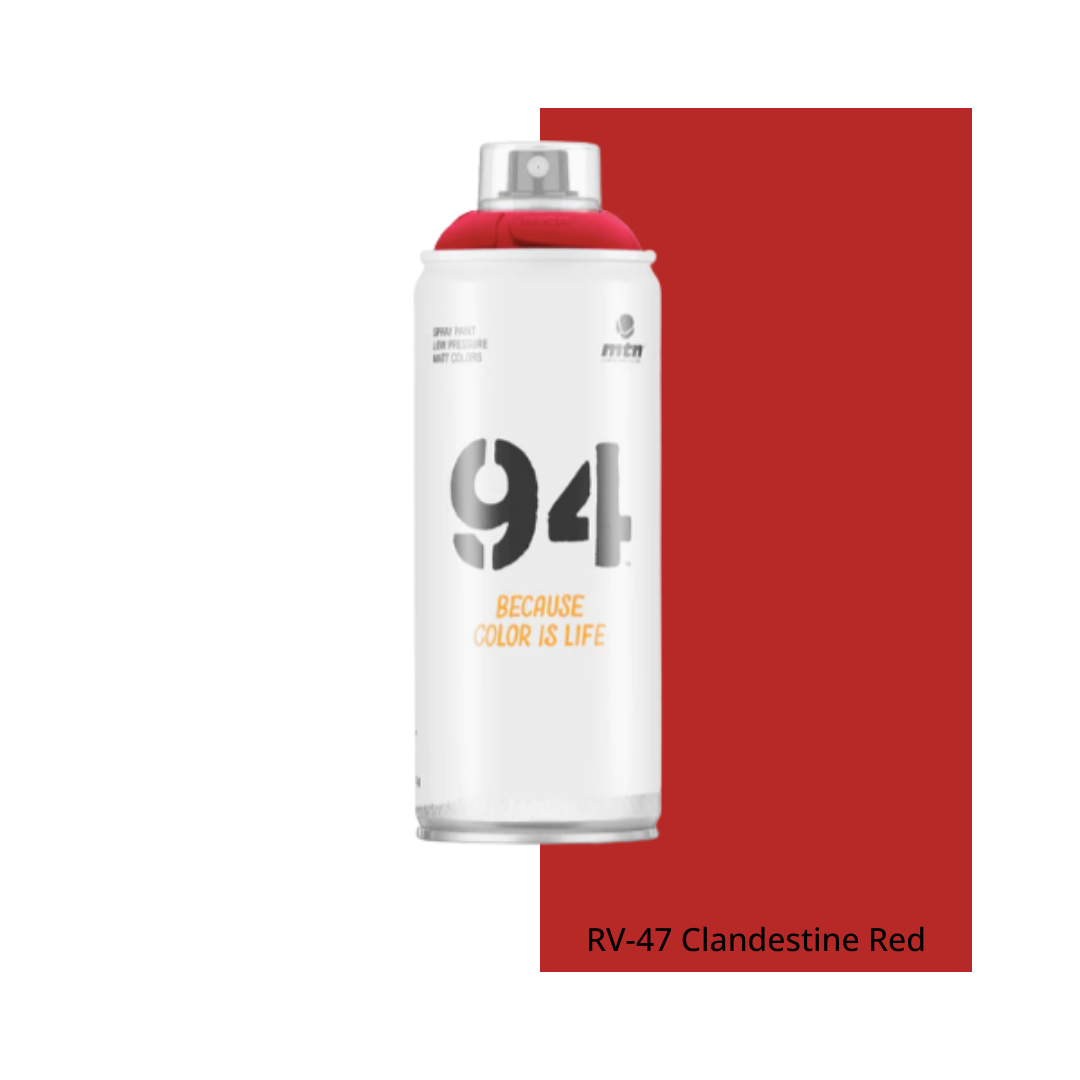 Clandestine Red MTN 94 Aerosol Can