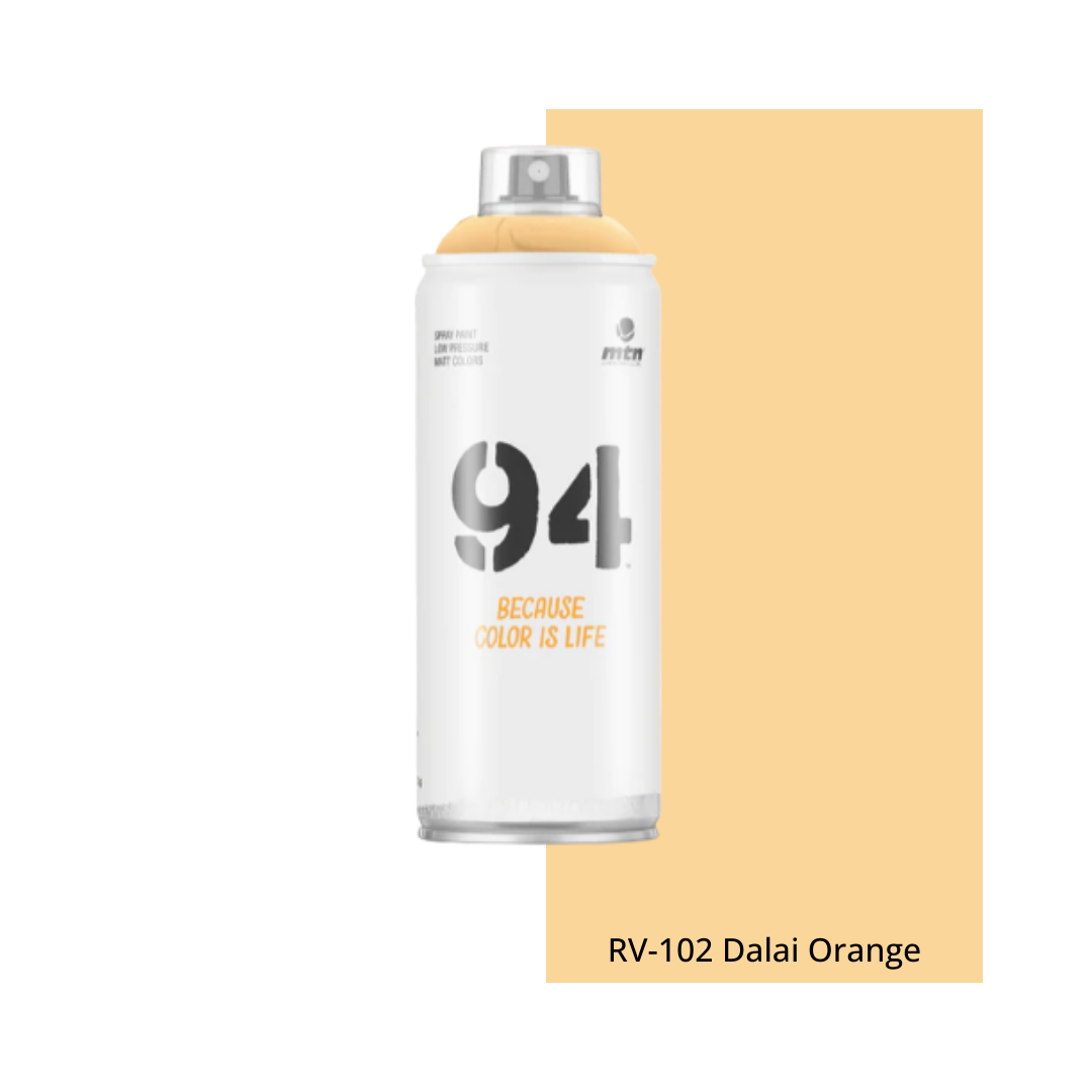 リベラルアングラーズ　ポップアラート Dalai Orange MTN 94 Aerosol Can | Southwestern Paint