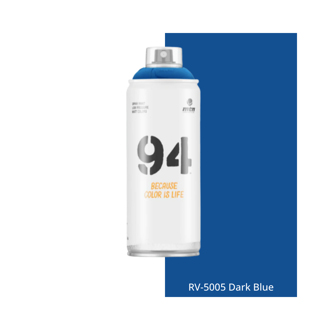 Dark Blue MTN 94 Aerosol Can