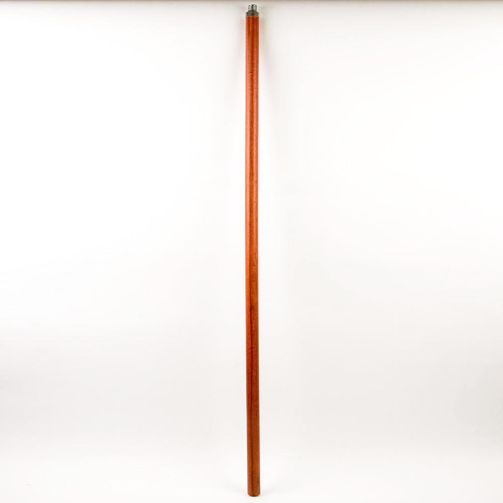 Wooden Extension Pole With Metal Threaded Tip