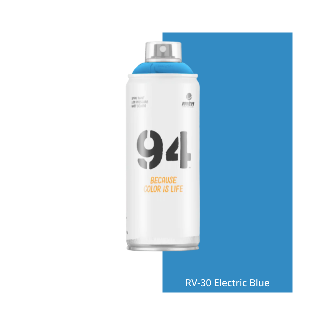 Electric Blue MTN 94 Aerosol Can