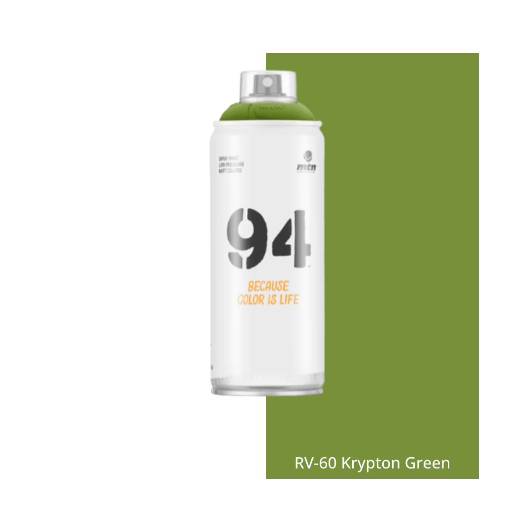 Krypton Green MTN 94 Aerosol Can