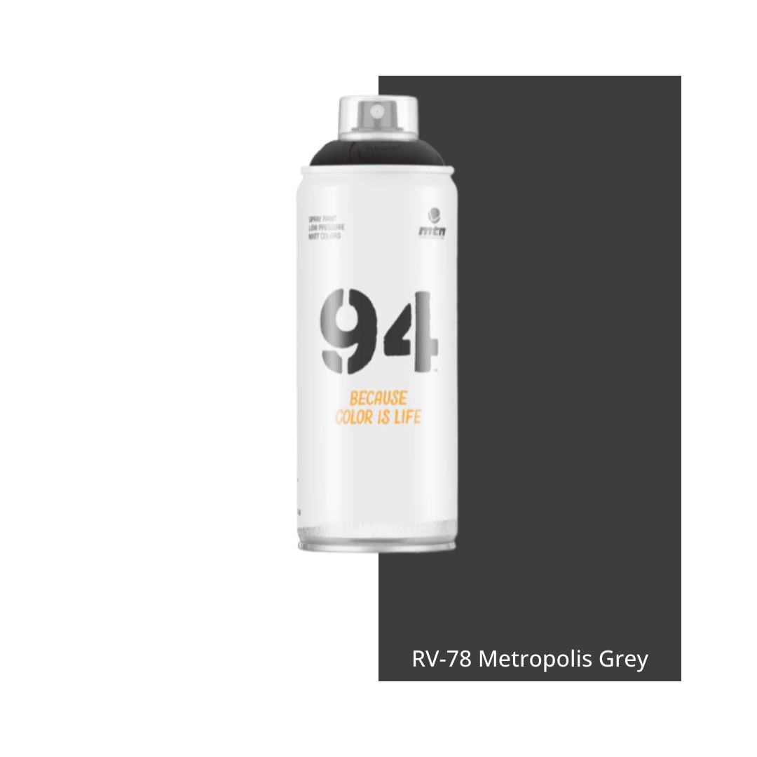 Metropolis Grey MTN 94 Aerosol Can