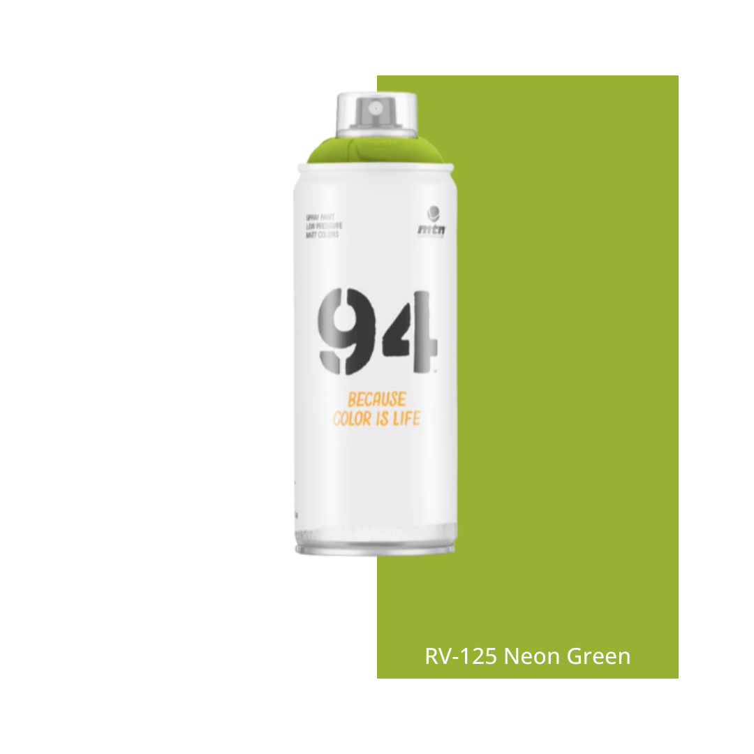 Neon Green MTN 94 Aerosol Can