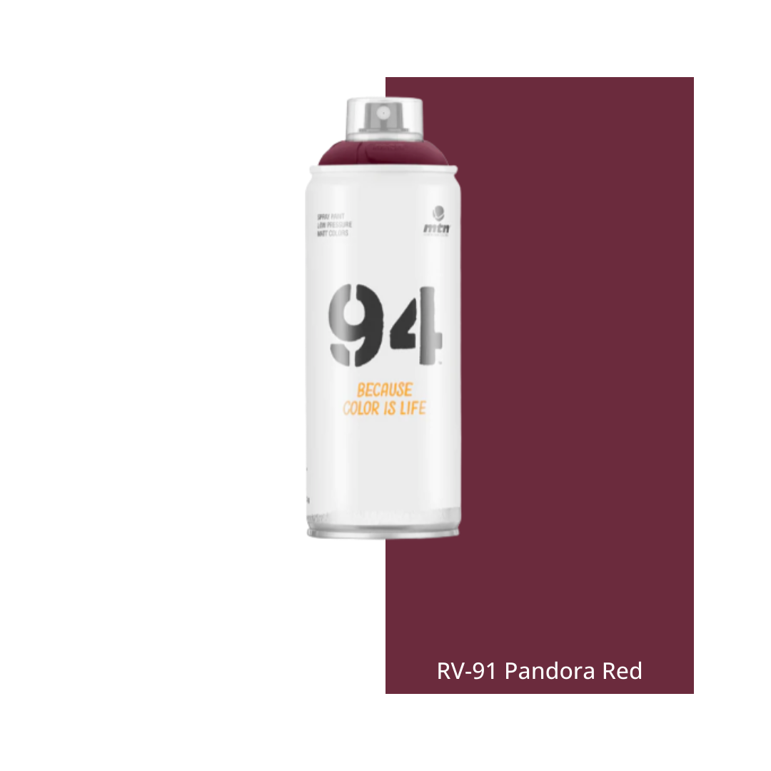 Pandora Red MTN 94 Aerosol Can