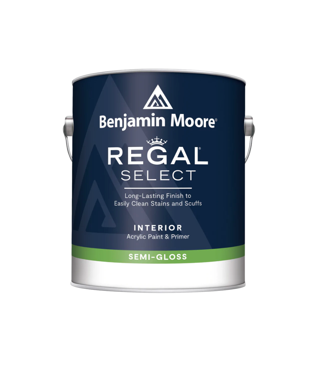 Benjamin Moore REGAL® Select Interior Paint in a Semi-gloss finish at Southwestern Paint Houston, TX.