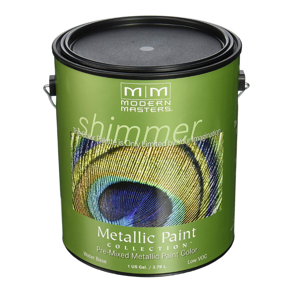 modern masters metallic paint gallon, available at Southwestern Paint in Houston, TX.