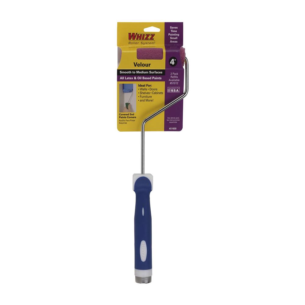 Whizz Velour 4&quot; Paint Roller with Handle, available at Southwestern Paint in Houston, TX.